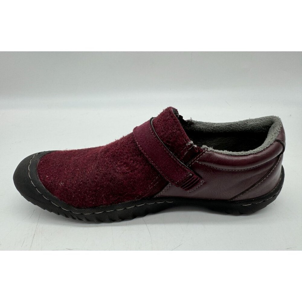 Jsport Womens Blair Slip-On Comfort Shoes Size 8M Maroon Cozy Memory Foam Winter - Picture 8 of 13